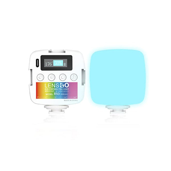LENSGO R50 RGB Video Light White Edition