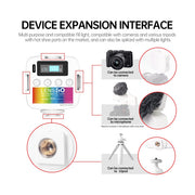 LENSGO R50 RGB Video Light White Edition