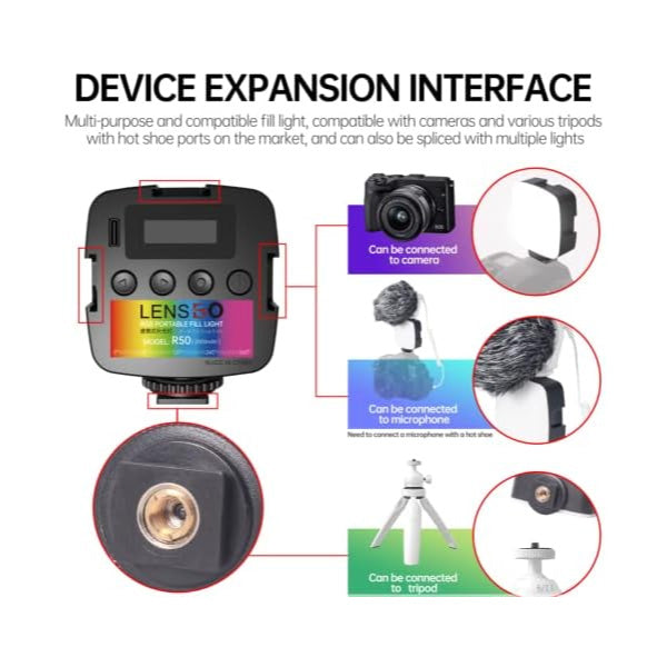 Lensgo R50 RGB Portable LED Fill Light