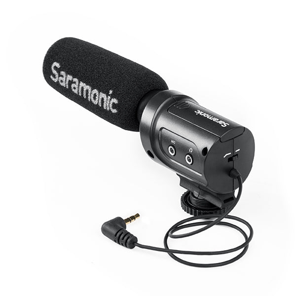 Saramonic SR-M3 Mini Directional Condenser Microphone with Integrated Shockmount — alternate view