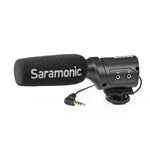 Saramonic SR-M3 Mini Directional Condenser Microphone with Integrated Shockmount