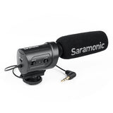 Saramonic SR-M3 Mini Directional Condenser Microphone with Integrated Shockmount