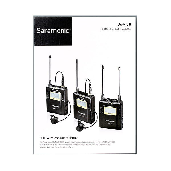 Saramonic UwMic9 Dual TX9 + RX9 Wireless System