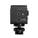 Saramonic Smart Mixer - Audio Mixer / Adapter Kit for iOS/Android with Mics, Device Holder, and Grip