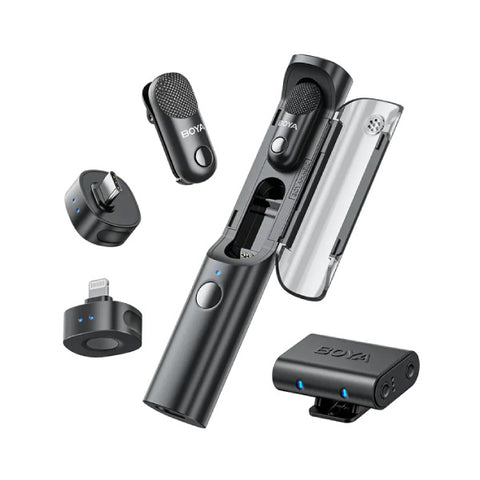 BOYA Magic-03 2Tx + 1Rx Wireless Microphone System