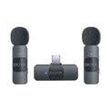 Boya BY-V20 USB-C Black 2Tx+1Rx Wireless Microphone Set