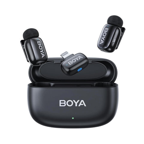 BY MINI 15 Black Wireless Mic-Lightning with Charging Case