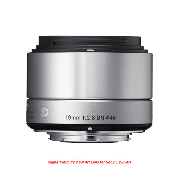 Sigma Sony 19mm F2.8 SEL Silver Art Lens