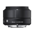 Sigma Sony SEL 30mm F2.8 Black Art Lens