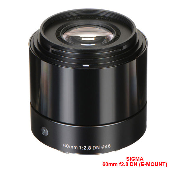 Sigma Sony SEL 60mm F2.8 Black Art Lens