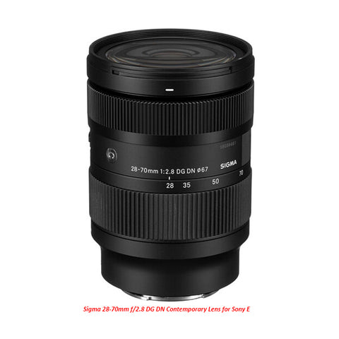 Sigma 28-70mm F2.8 DG DN Contemporary Lens for Sony E