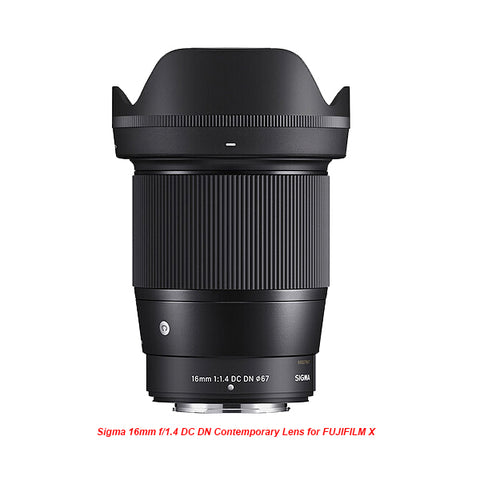 Sigma 16mm F1.4 DC DN Contemporary Lens (FUJIFILM X)