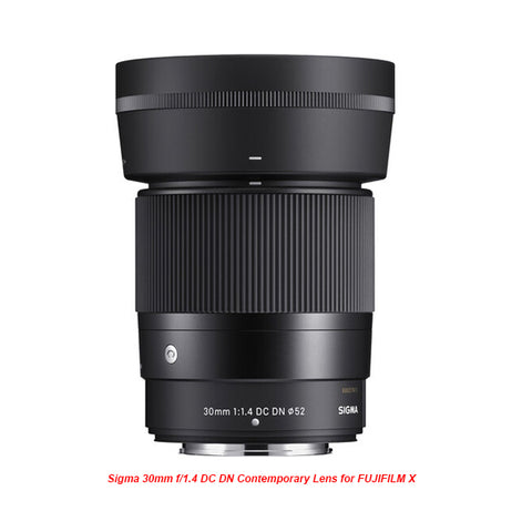 Sigma 30mm F1.4 DC DN Contemporary Lens (FUJIFILM X)