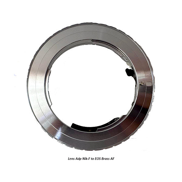 Lens Adapter Nik-F to EOS-Brass with Auto Focus