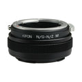 Kippon Nikon G to Z M-Helicoid Adapter