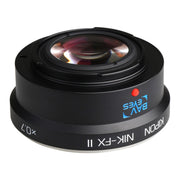Kipon Baveyes 0.7x Mark 2 Lens Mount Adapter for Nikon-Fuji X Mount
