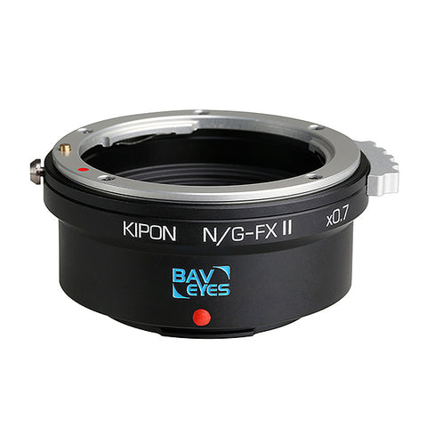 KIPON Baveyes 0.7x Mark 2 Lens Mount Adapter for Nikon F-Mount Lens to FUJIFILM X-Mount Camera