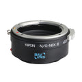 KIPON Baveyes 0.7x Mark 2 Lens Mount Adapter for Nikon F-Mount, G-Type Lens to FUJIFILM X-Mount Camera