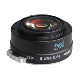 KIPON Baveyes 0.7x Mark 2 Lens Mount Adapter for Nikon F-Mount, G-Type Lens to FUJIFILM X-Mount Camera