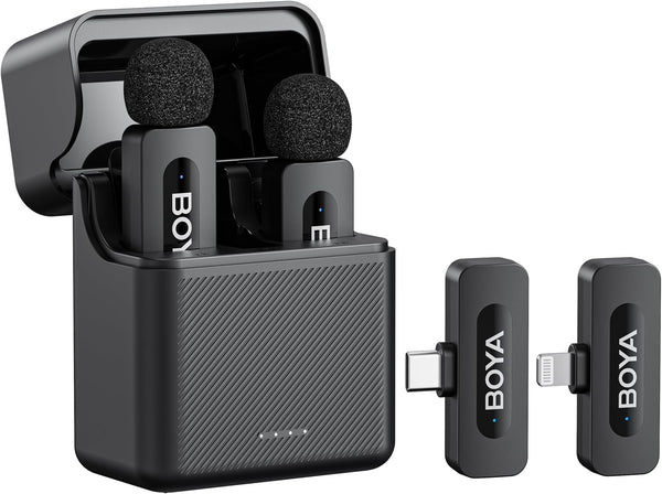 Boya BY-V3 Combo Wireless Microphone (2 TX + 2 RX)
