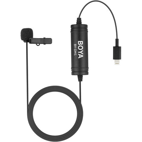 BOYA BY-DM1 Lightning Lavalier Microphone (iOS)