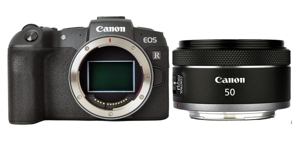 Canon EOS RP Mirrorless Camera with RF 50mm F1.8 STM Lens and 64GB SD Card