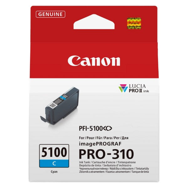 Canon PFI-5100 Cyan Ink Cartridge