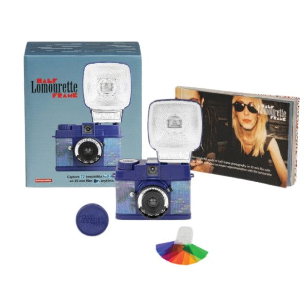 Lomography Lomourette Half-Frame 35mm Film Camera (Water Lilies Edition)