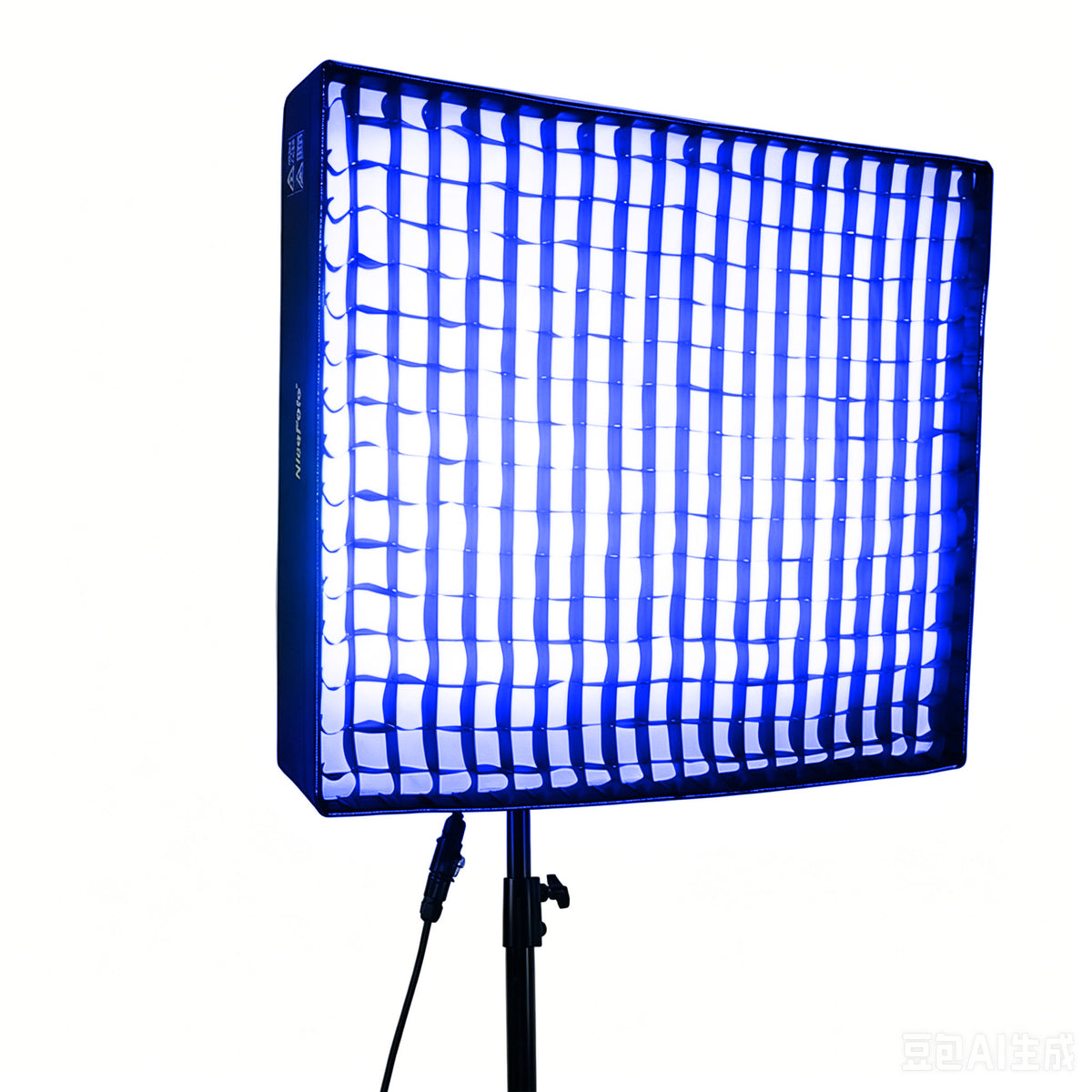 NiceFoto FB-2000C RGB Foldable Light 100W with Grid