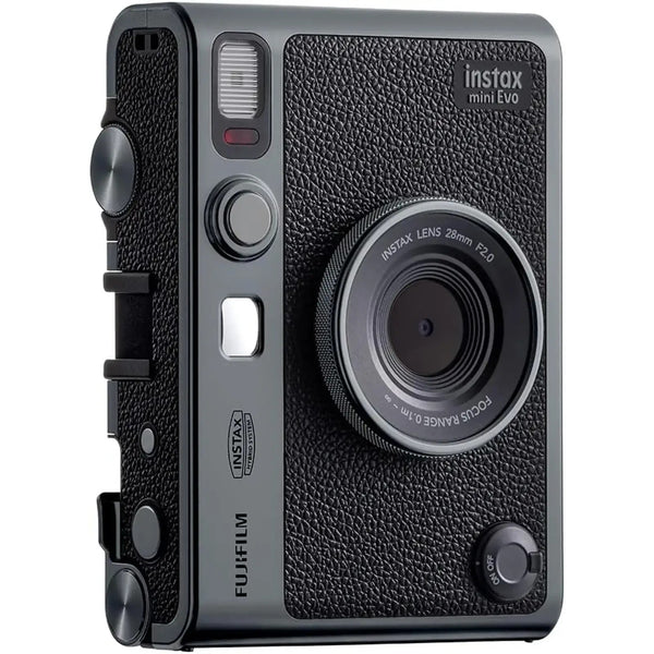 Fujifilm Instax Mini Evo 90th Anniversary Edition Hybrid Instant Camera (Silver) with 32GB Card and Film