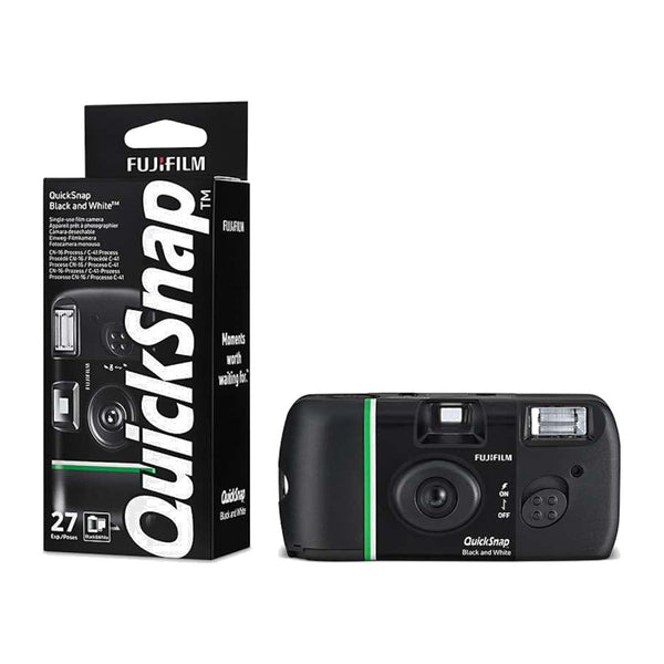 Fujifilm QuickSnap Black and White Disposable Film Camera