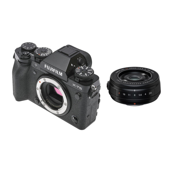 Fujifilm X-T5 Mirrorless Camera with XF 23mm F2.8 R WR Lens (Black)