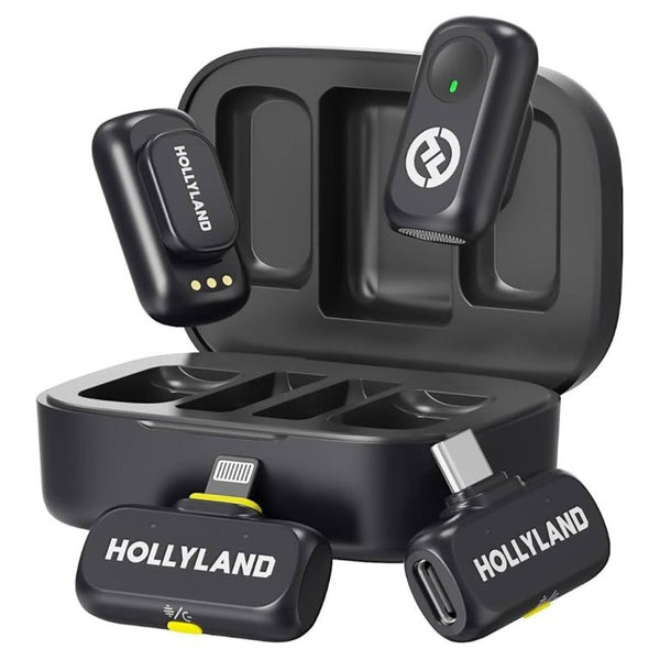 Hollyland Lark A1 Combo Wireless Microphone (Grey)