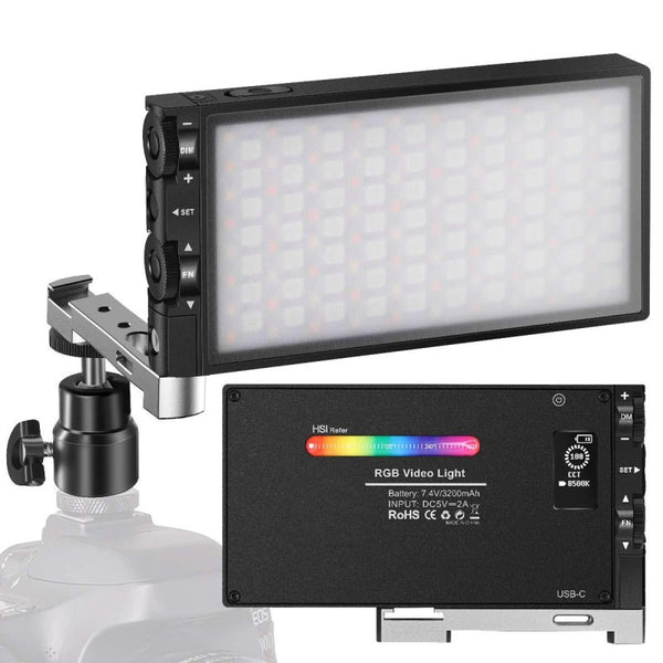 K&F Concept GW51.0062 RGB LED Video Light Panel (150 LEDs)