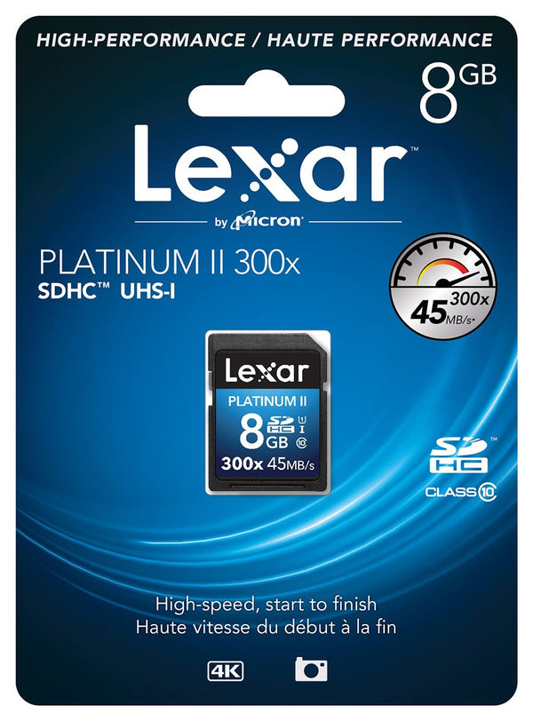Lexar 300x SDHC UHS-I 8GB Memory Card