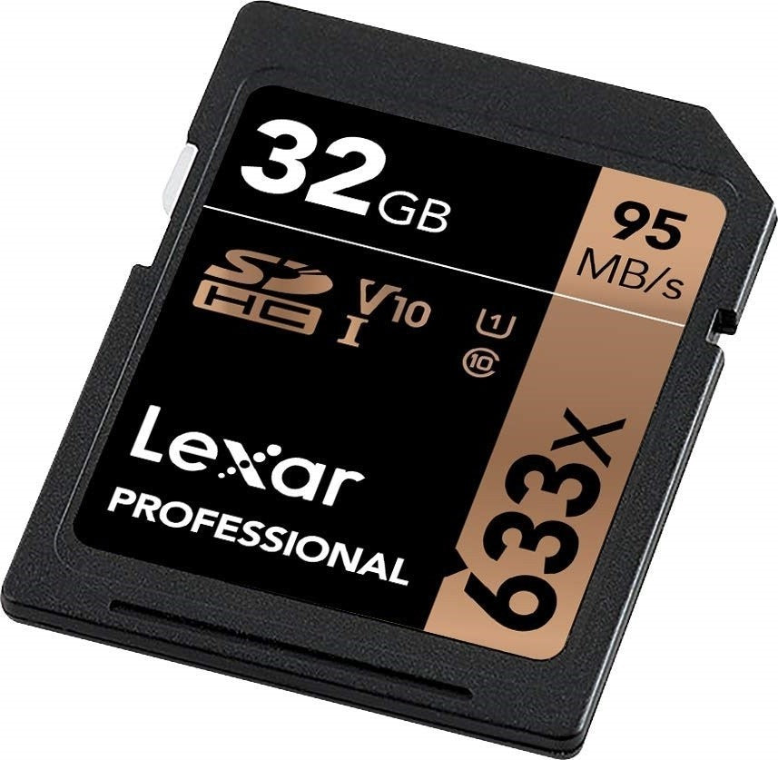 Lexar 633x SDHC UHS-I 32GB Memory Card