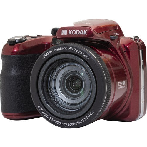 Kodak PIXPRO AZ425 42x Astro Zoom Bridge Camera (Red) — alternate view