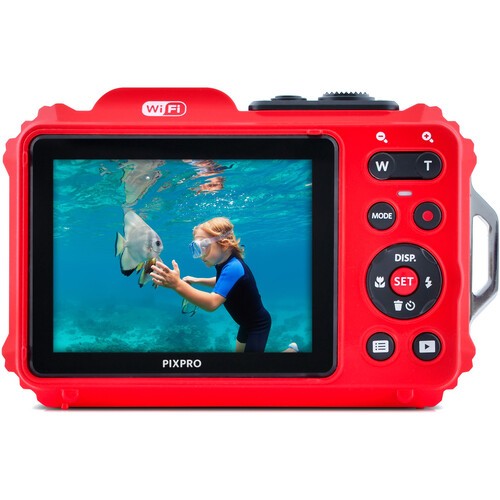 Kodak PIXPRO WPZ2 Waterproof Digital Camera (Red) — alternate view