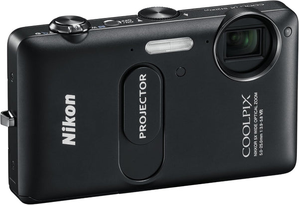 Nikon COOLPIX S1200pj Compact Camera with Case