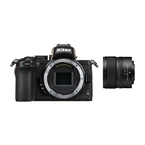 Nikon Z50 Mirrorless Camera with NIKKOR Z DX 12-28mm PZ VR Lens and 32GB SD Card