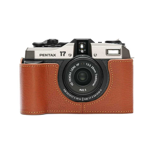 Pentax 17 Leather Half Case (Brown)