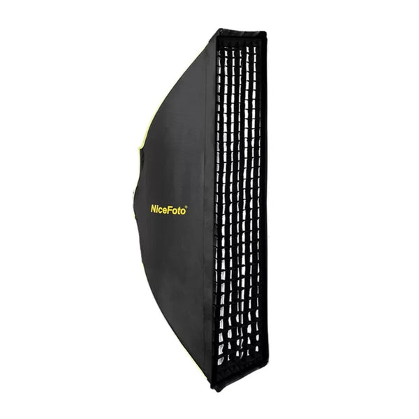 NiceFoto ES-1230 30x120cm Quick Setup Strip Softbox with Grid (Bowens Mount)