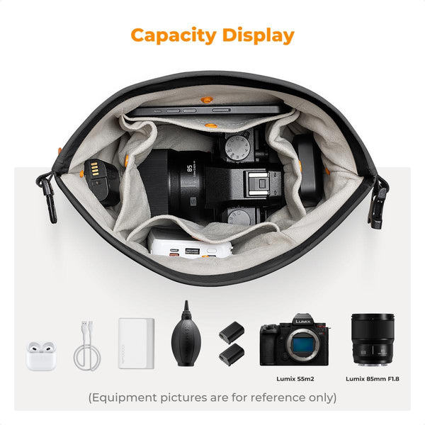 K&F Concept Urban Wanderer 11 Camera Sling Bag (Black) — alternate view