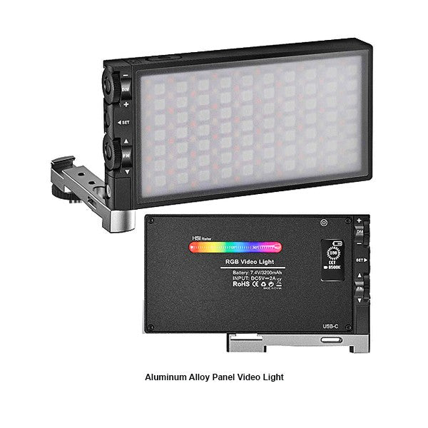 K&F Concept GW51.0062 RGB LED Video Light Panel (150 LEDs) — alternate view