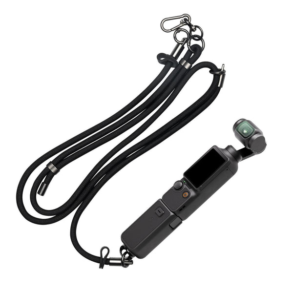 K&F Concept Neck Lanyard with 1/4-inch Mount for DJI Osmo Pocket 3 / 4 (Black)