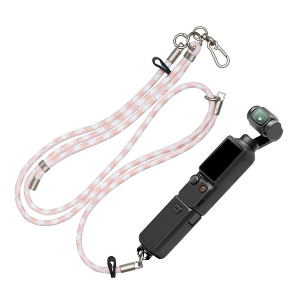 K&F Concept Neck Lanyard with 1/4-inch Mount for DJI Osmo Pocket 3 / 4 (Pink)