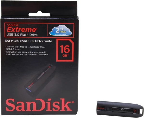 SanDisk Extreme USB 3.0 Flash Drive 16GB