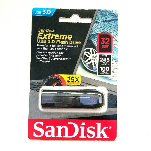 SanDisk Extreme USB 3.0 Flash Drive 32GB