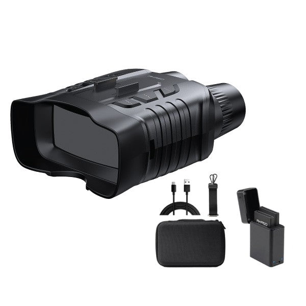 AKASO Seemor-200 Night Vision Binoculars Power Bundle (2 Extra Batteries, Dual Charger)
