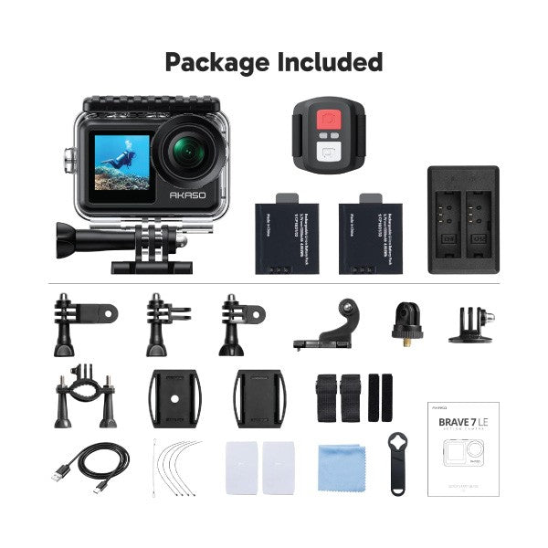 AKASO Brave 7 LE Action Camera — alternate view